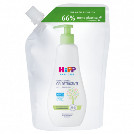 HIPP GEL DET.CORPO CAP.RIC 400ML