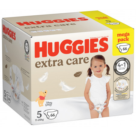 HUGGIES EXTRA CARE MEGA TG.5 66PZ