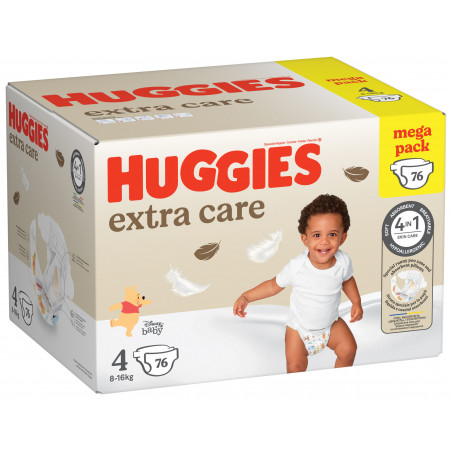 HUGGIES EXTRA CARE MEGA TG.4 76PZ