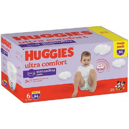 HUGGIES ULTRA COMFORT MEGA TG.6 84PZ