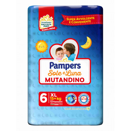 PAMPERS SOLE LUNA  MUT.XL x13