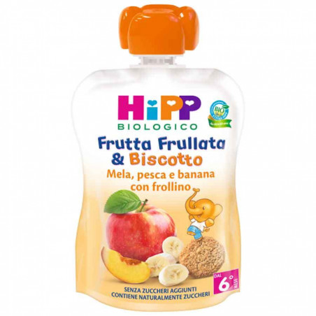 HIPP FRUT.FRUL.&FROL MEL PESC BAN.GR.90