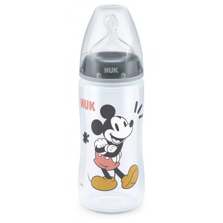 NUK BIBERON MICKEY GITD SIL.300ML