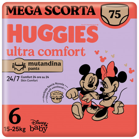 HUGGIES ULTRA COMFORT MUT.MEGA TG.6 75PZ