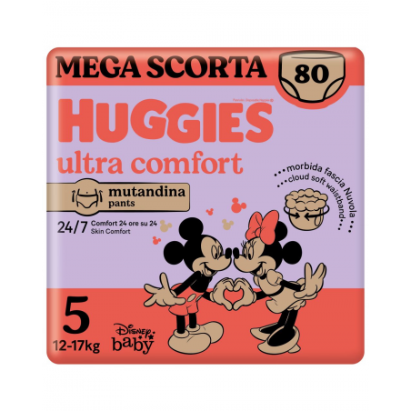 HUGGIES ULTRA COMFORT MUT.MEGA TG.5 80PZ