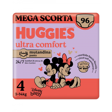 HUGGIES LITTLE M. MUT.MEGA TG.4 X96