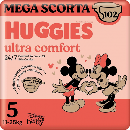 HUGGIES ULTRA COMFORT MEGA TG.5 102PZ