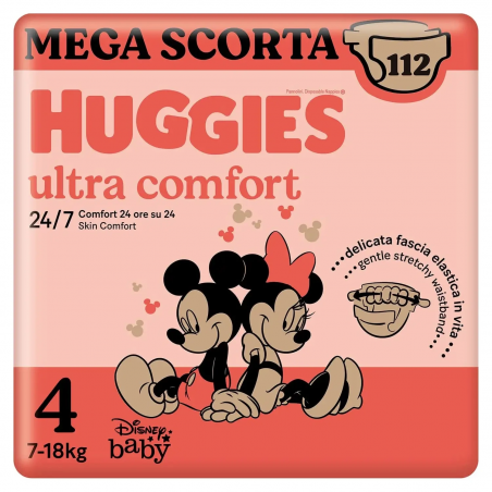 HUGGIES LITTLE M. MEGA TG.4 X112