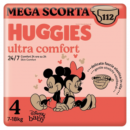 HUGGIES ULTRA COMFORT MEGA TG.4 112PZ