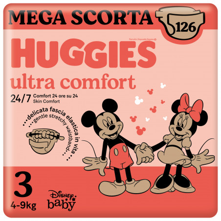 HUGGIES ULTRA COMFORT MEGA TG.3 126PZ