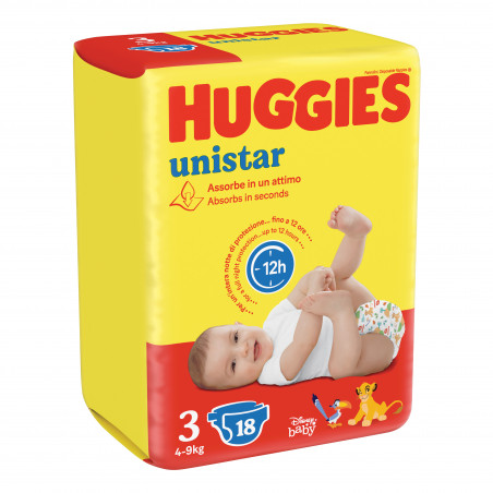 HUGGIES UNISTAR T3 X18