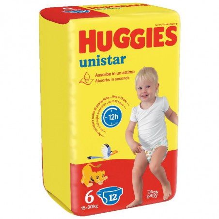 HUGGIES UNISTAR T6 15-30KX12