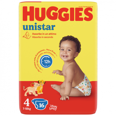 HUGGIES UNISTAR T4 7-14 X16