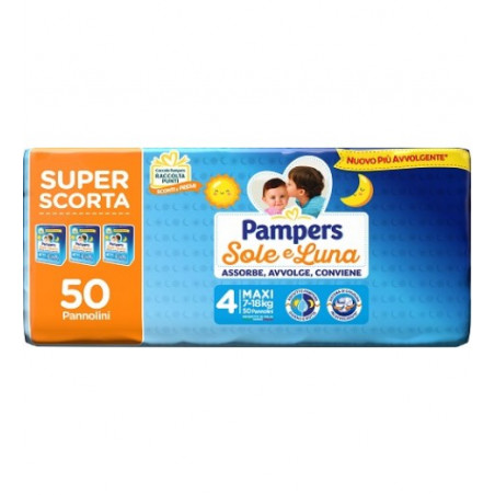 PAMPERS SOLE LUNA  TRIO MAXI X50