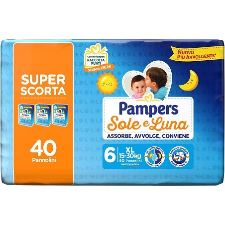 PAMPERS SOLE LUNA   TRIO XL X40