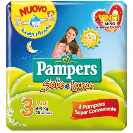 PAMPERS SOLE LUNA MIDIx20