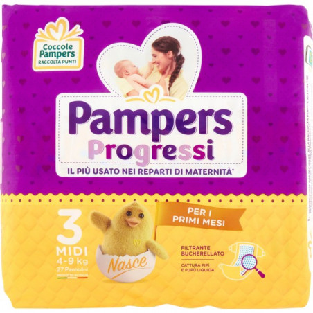 PAMPERS PROGRESSI MIDI X27