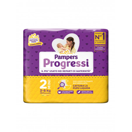 PAMPERS PROGRESSI MINI X28