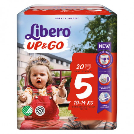 LIBERO UP&GO TG.5 10-14KG X20