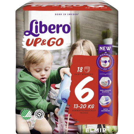 LIBERO UP&GO TG.6 13-20KG X18