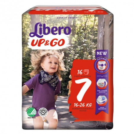 LIBERO UP&GO TG.7 16-26KG X16