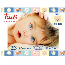 TRUDI DRY FIT MINI 3-6KG X18
