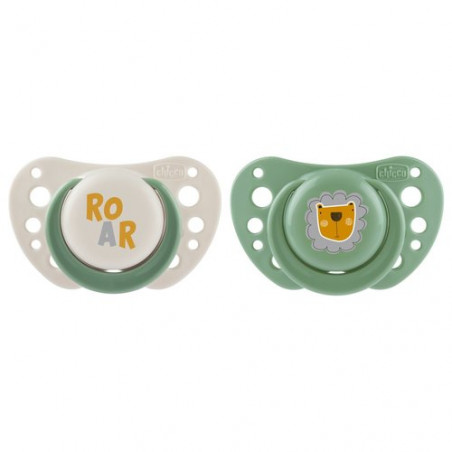 CHICCO SUCCH.AIR SIL 2-6M VERDE X2