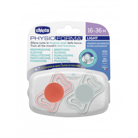 CHICCO SUCCH.PHYSIO LIGHT SOLID 16-36 X2