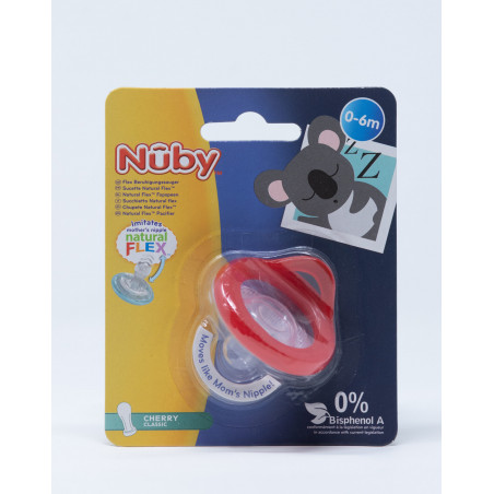 NUBY SUCCH.NAT.FLEX CILIEGIA 0-6M