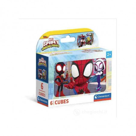 CLEMENTONI 6 CUBI SPIDEY AMAZ.FRIENDS