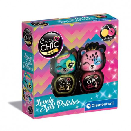 CRAZY CHIC LOVELY SET NAIL POLISHES 3