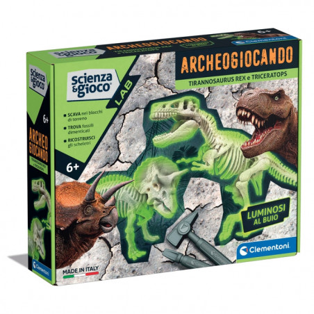 CLEMENTONI ARCHEOGIOC.T-REX E TRICERA(E)