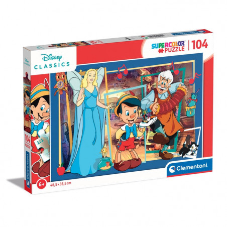 PUZZLE 104 DISNEY CLASSICS PINOCCHIO 6+