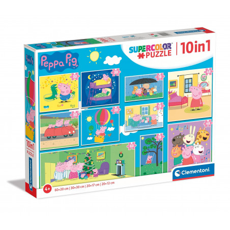 PUZZLE 10 IN 1 PEPPA PIG