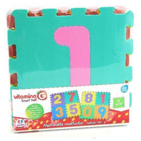 GLOBO MATTONELLE PUZZLE NUMERI 9PZ