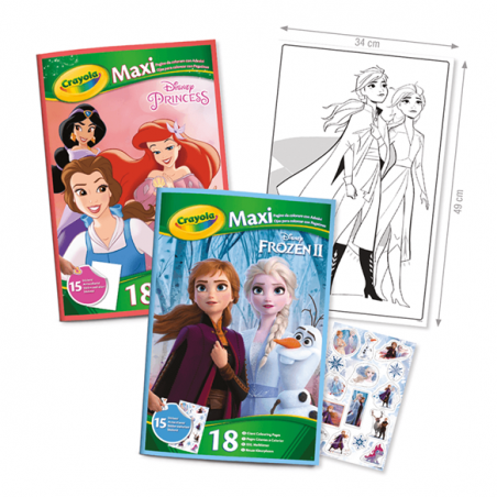 CRAYOLA MAXI PAGINE DA COLORARE DISNEY A