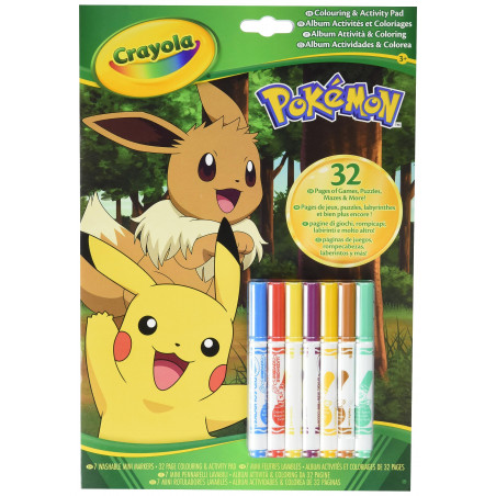 CRAYOLA ALBUM ATTIVITA-COLOR POKEMON