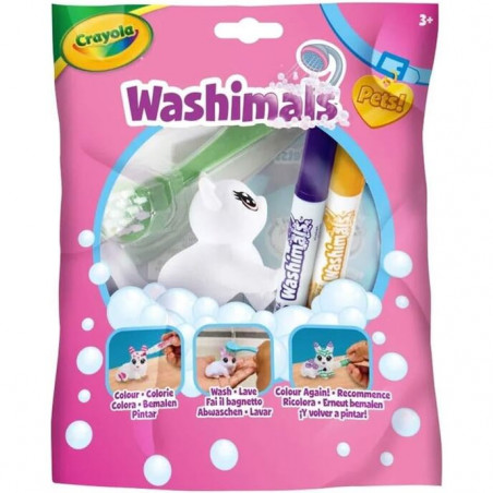 CRAYOLA WASHIMALS PETS MINI BUSTE COLLEZ