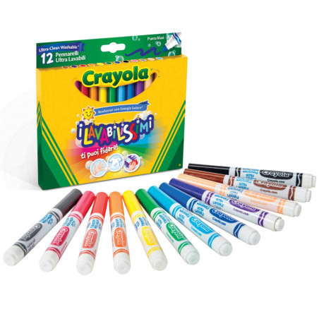 CRAYOLA 12 COLORI P.MAXI LAVABILIS.C TRO