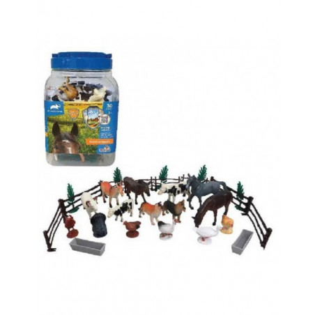 NEW ESPLORA CUBO 40 PZ ANIMALI FATTORIA