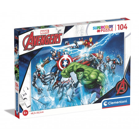 PUZZLE 104 MARVEL AVENGERS 6+