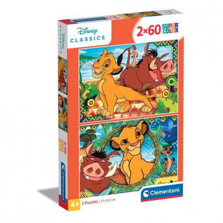 PUZZLE 2X60 LION KING