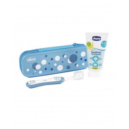 CHICCO SET ORAL CARE 6M+AZZURRO