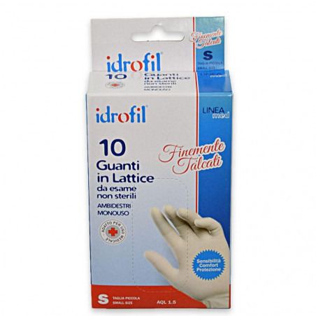 IDROFIL GUANTI LATTICE 10P MIS S