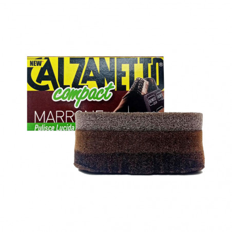 CALZANETTO SPUGNA COMPACT MARRONE