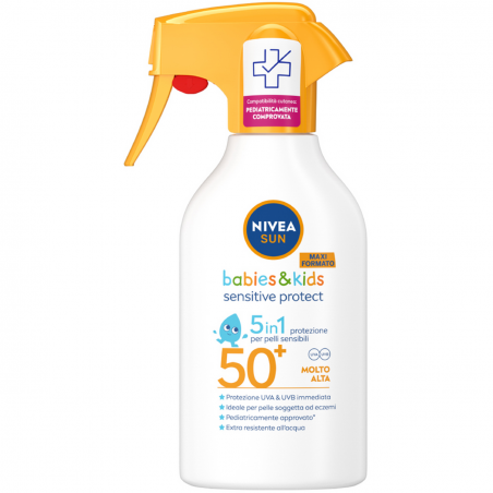 NIVEA SUN KIDS SENS FP50+SPR 270ML.