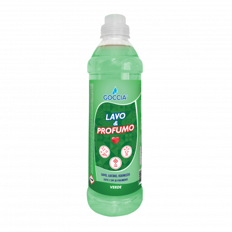 GOCCIA PAVIM. LAVO  PROFUMA ML 900 VERDE