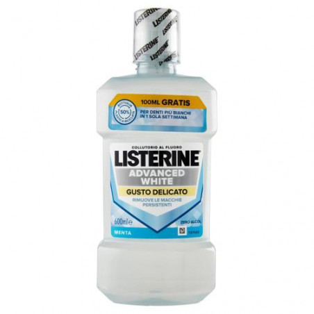 LISTERINE COLL.ADV WHITE MILD 600ML