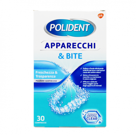 POLIDENT TABS APPARECCHI BITE X30