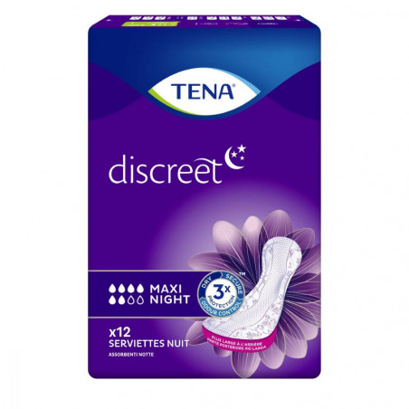 TENA LADY DISCREET MAXI NIGHT X12 760922